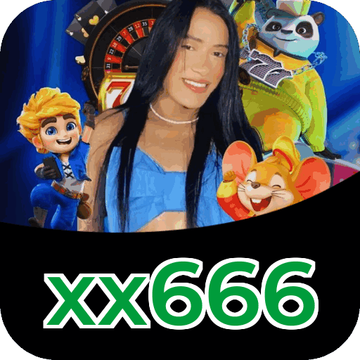 Interface do aplicativo xx666 mostrando jogos disponíveis no iOS e Android